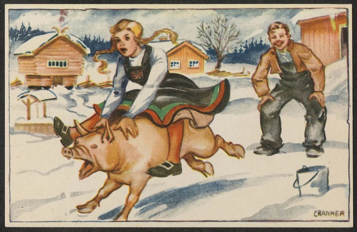Christmas Card 98 Wall Art by Birger Cranner - High-Resolution Digital Print