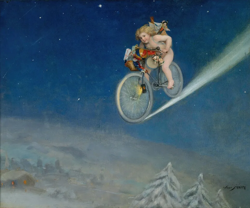 Christmas Delivery Wall Art by José Frappa - High-Resolution Digital Print