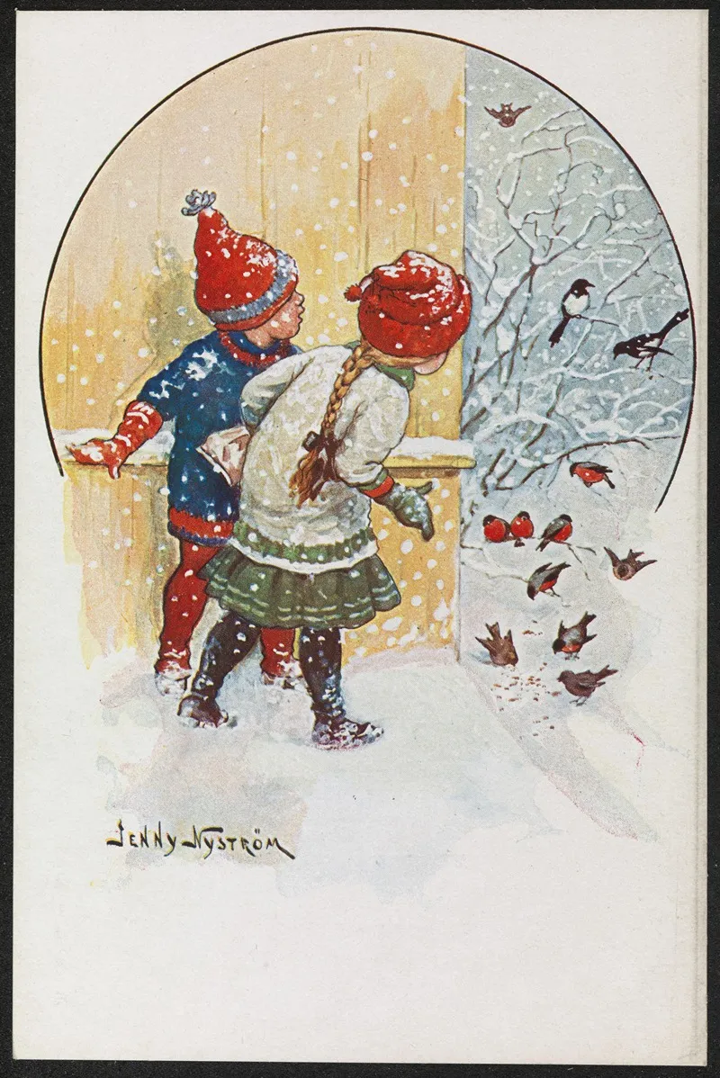 Christmas Motif 2 Wall Art by Jenny Nyström - High-Resolution Digital Print