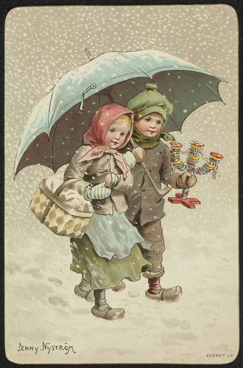 Christmas Motif 7 Wall Art by Jenny Nyström - High-Resolution Digital Print