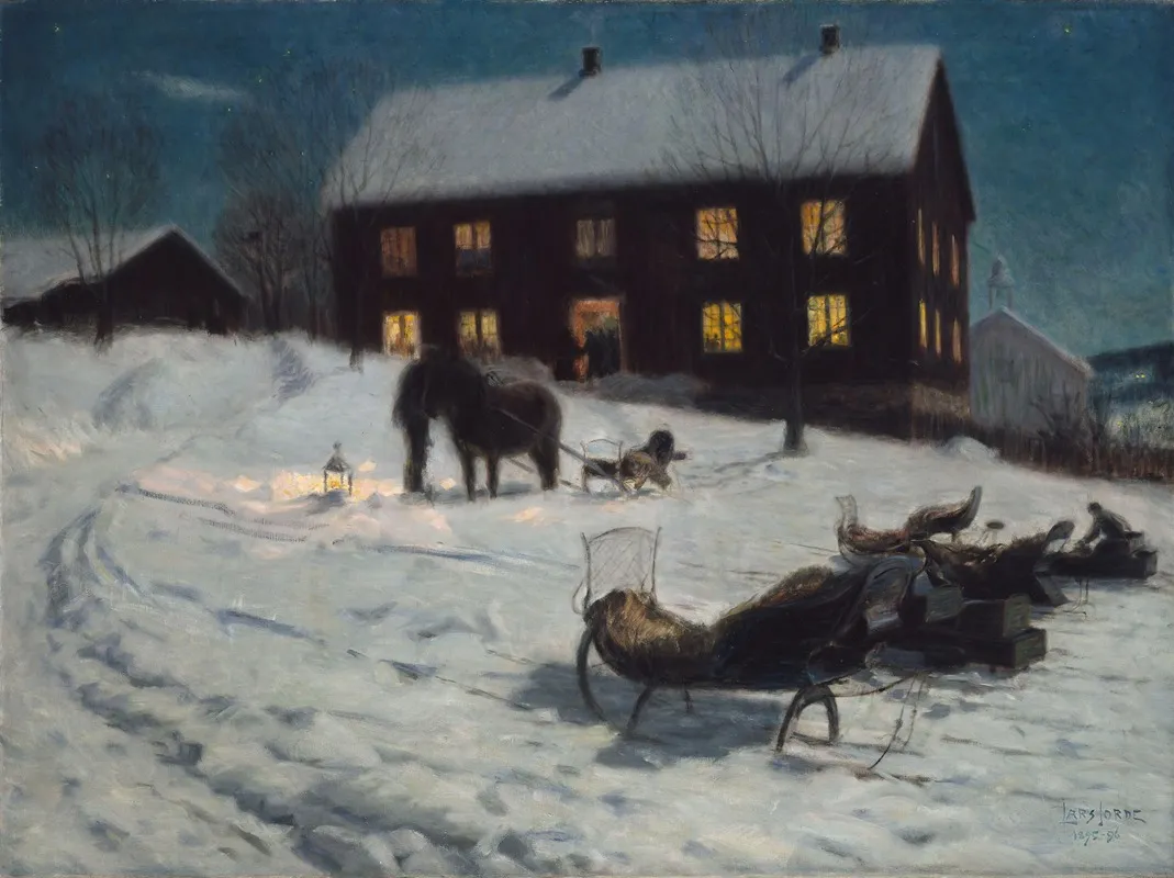 Christmas Party Wall Art by Lars Jorde - High-Resolution Digital Print
