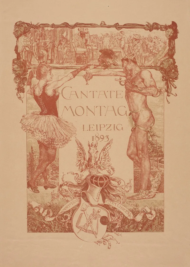Christmas Program Of The Cantata Monday Of The German Booksellers Association Goodbye