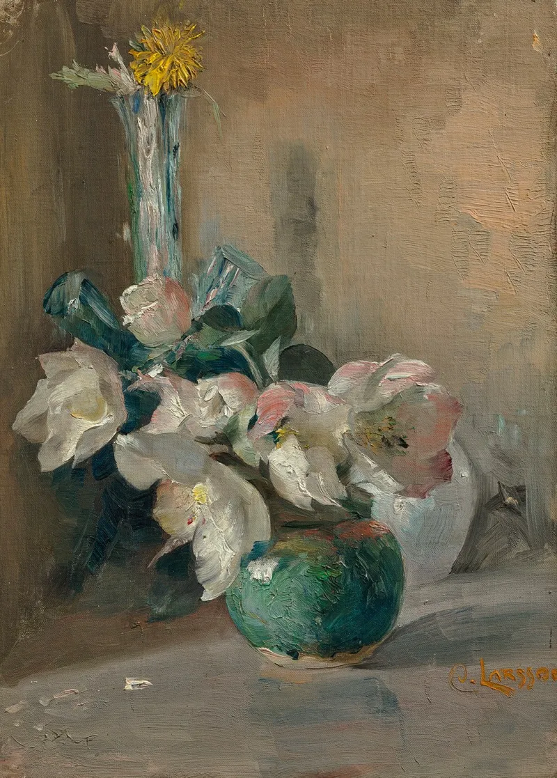 Christmas Rose 2 Wall Art by Carl Larsson - High-Resolution Digital Print
