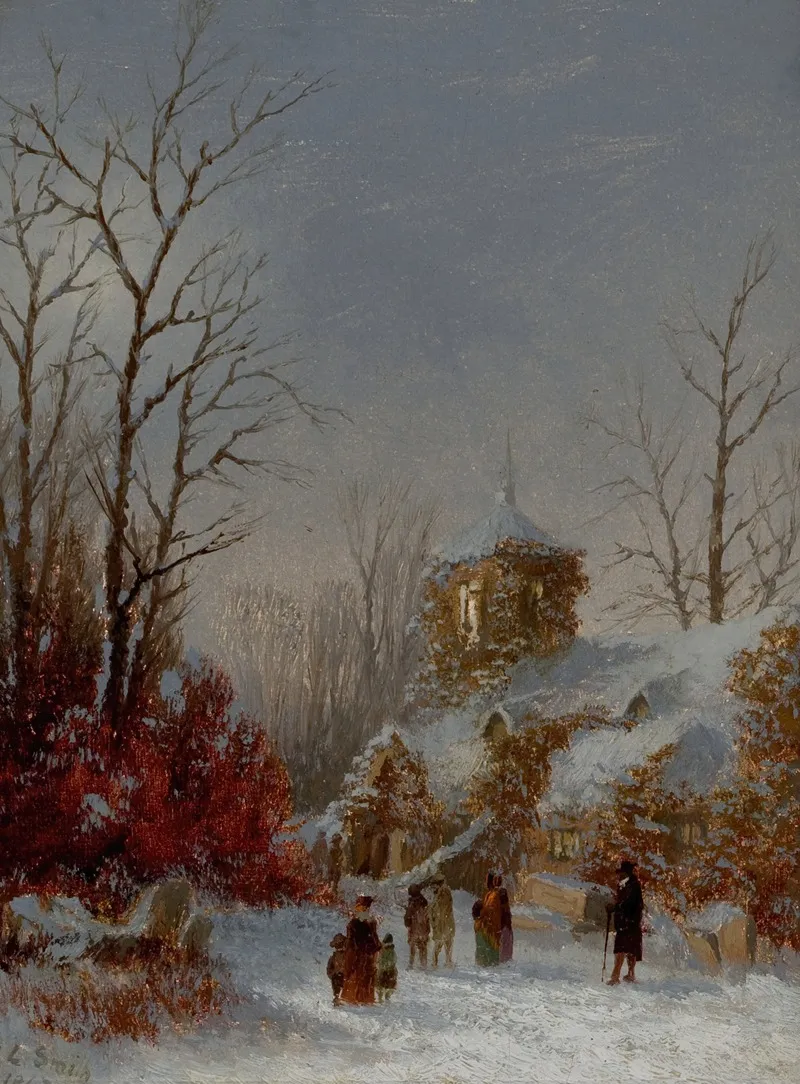 Christmas Service Wall Art by Thomas Lochlan Smith - High-Resolution Digital Print