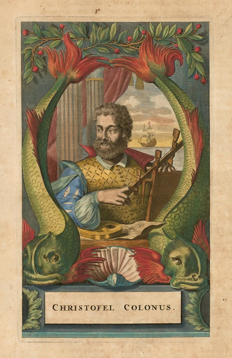 Christopher Columbus 2 Wall Art by John Ogilby - High-Resolution Digital Print