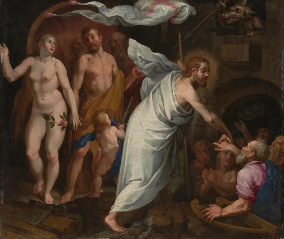 Christs Descent Into Limbo 2 Wall Art by Pablo De Céspedes - High-Resolution Digital Print