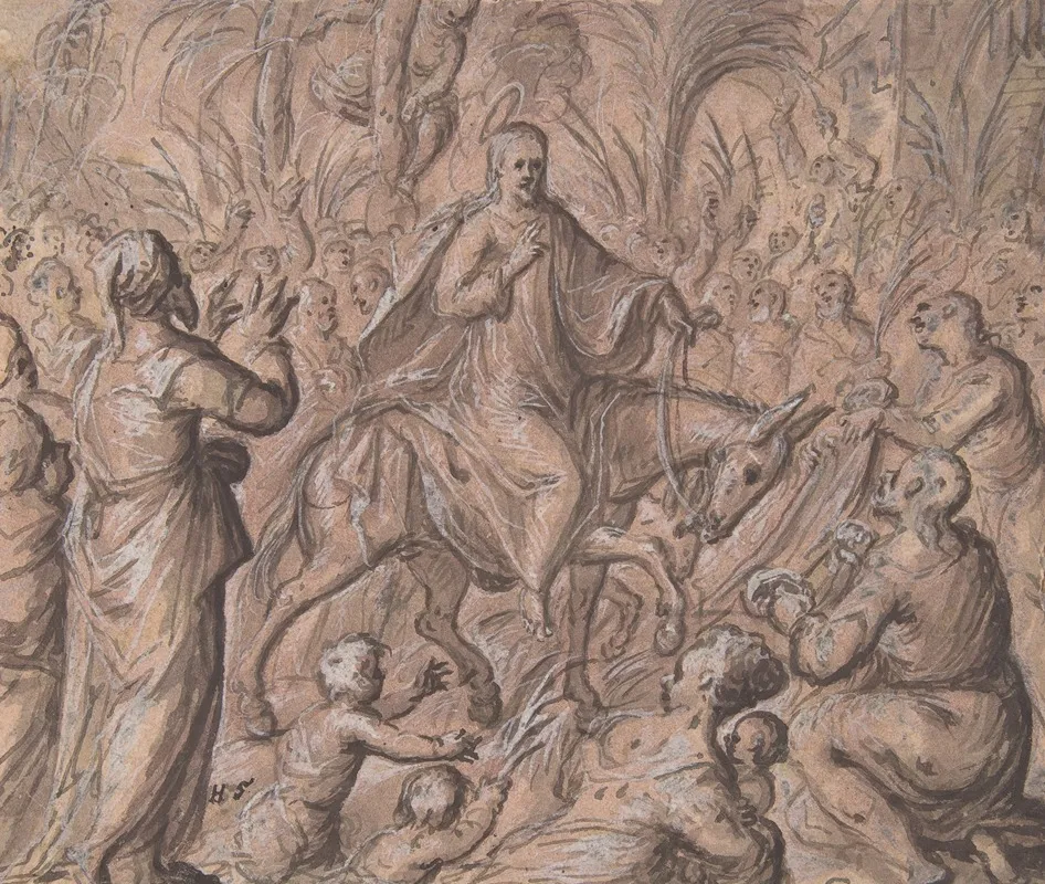 Christs Entry Into Jerusalem 4 Wall Art by Hans Stutte - High-Resolution Digital Print