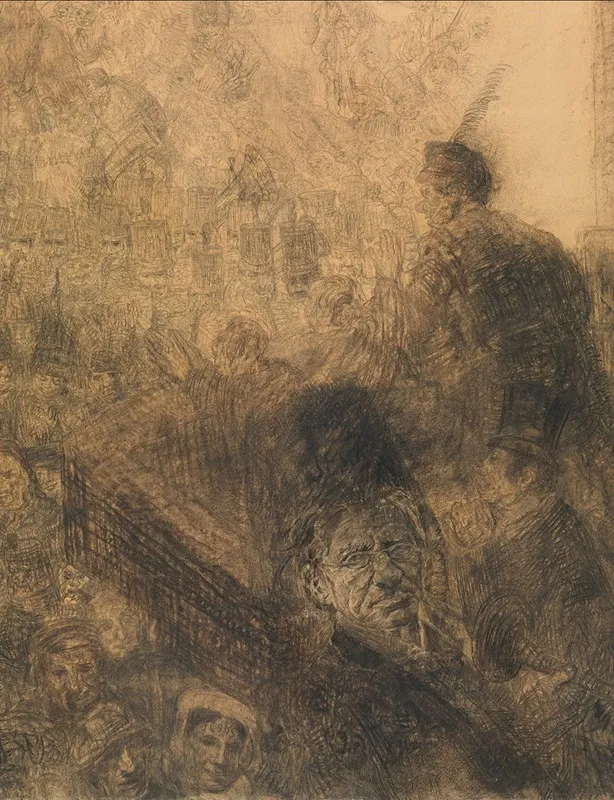 Christs Entry Into Jerusalem 6 Wall Art by James Ensor - High-Resolution Digital Print