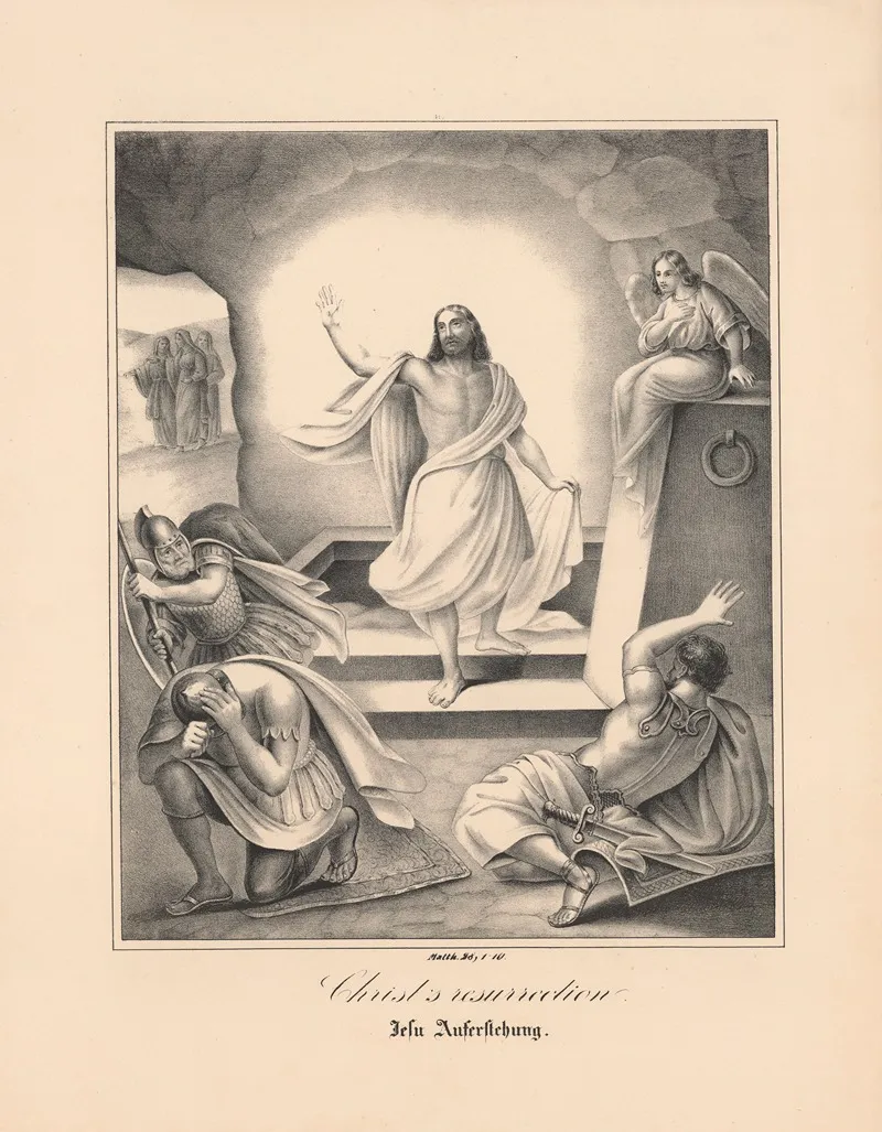 Christs Resurrection Wall Art by Johann Baptist Sonderland - High-Resolution Digital Print