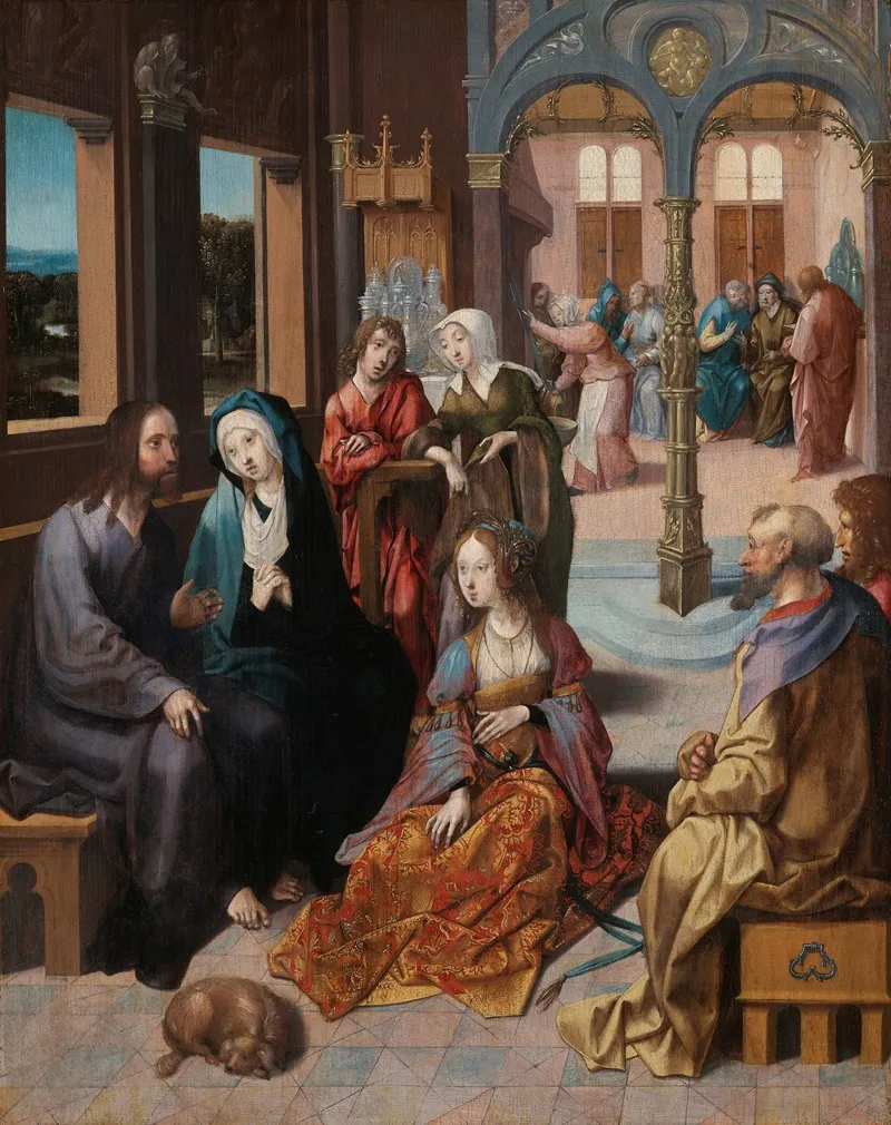 Christs Second Visit To The House Of Mary And Martha