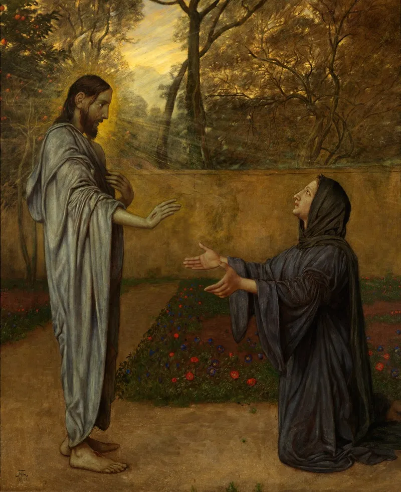 Christus Als Gartner Wall Art by Hans Thoma - High-Resolution Digital Print