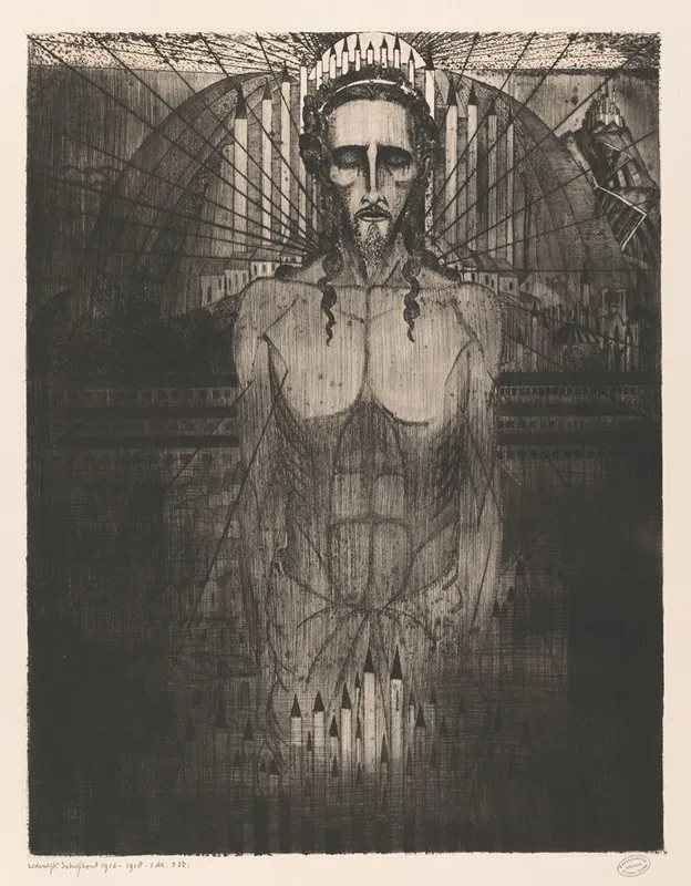 Christus Te Midden Van Kathedralen 2