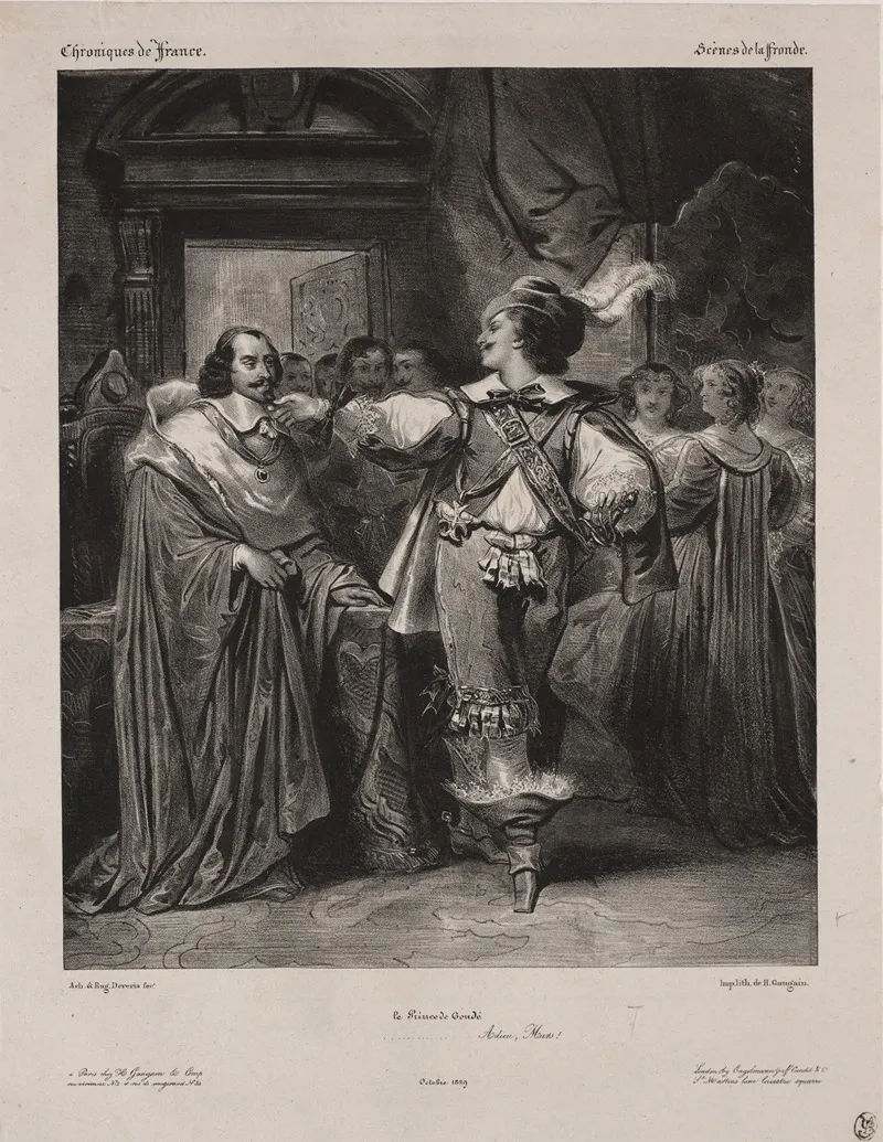 Chronicles Of France Scene Of The Fronde The Prince Of Conde