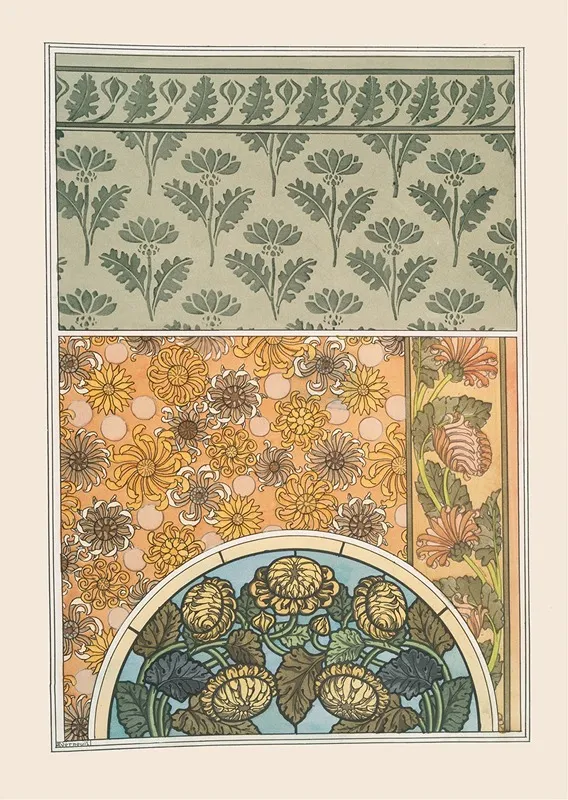Chrysantheme 2 Wall Art by Maurice Pillard Verneuil - High-Resolution Digital Print