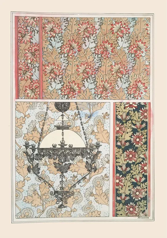 Chrysantheme 3 Wall Art by Maurice Pillard Verneuil - High-Resolution Digital Print