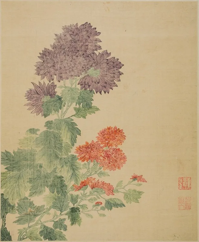 Chrysanthemums 11 Wall Art by Ma Yuanyu - High-Resolution Digital Print