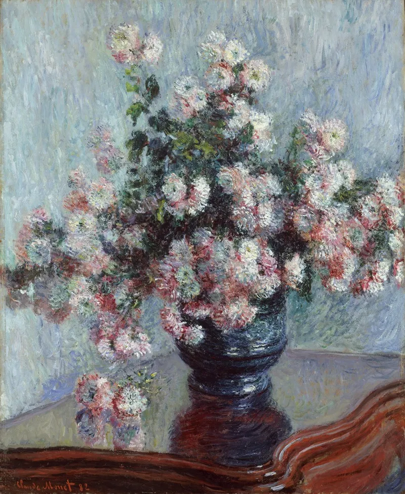 Chrysanthemums 16 Wall Art by Claude Monet - High-Resolution Digital Print