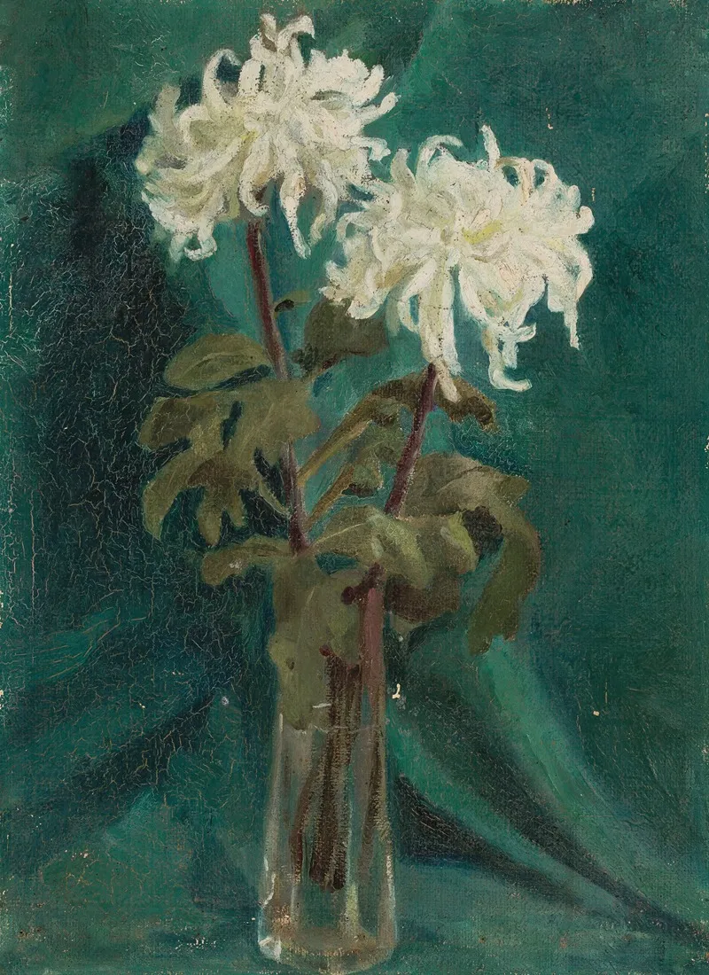 Chrysanthemums 19 Wall Art by Julia Chróścielewska - High-Resolution Digital Print