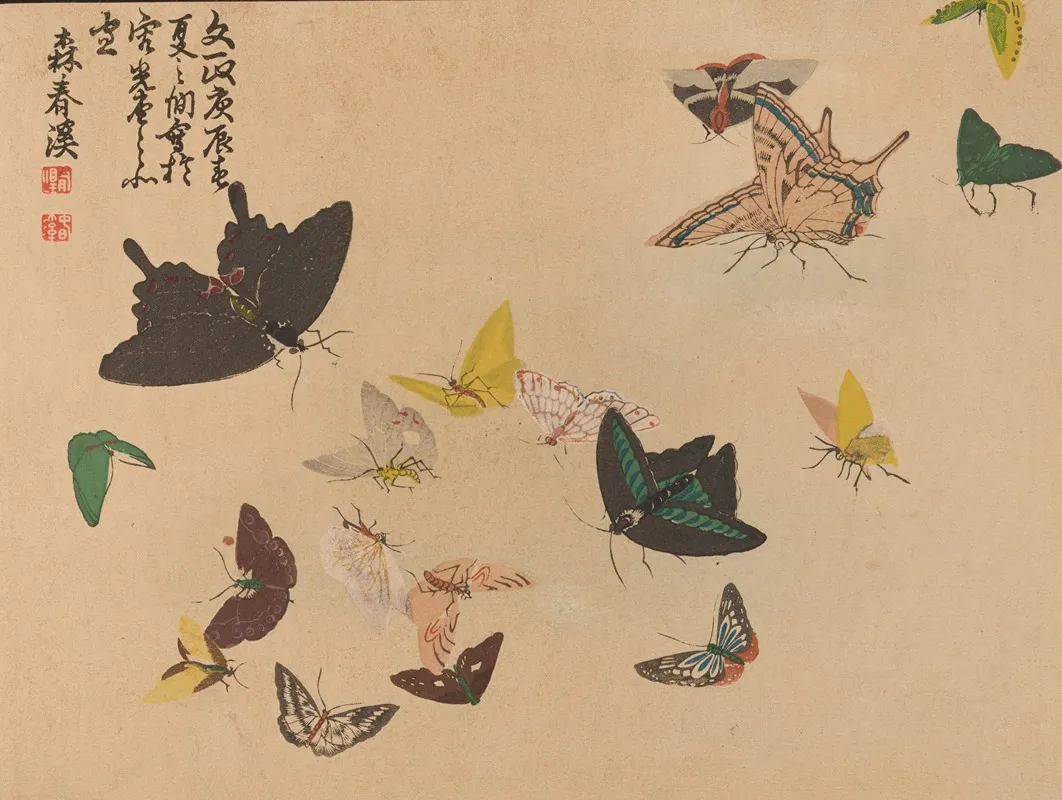 Chuka Senzen Pl 12 Wall Art by Shunkei Mori - High-Resolution Digital Print