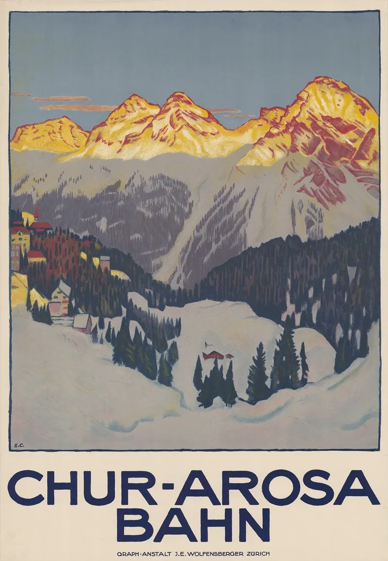 Chur Arosa Bahn 2 Wall Art by Theodor Barth - High-Resolution Digital Print