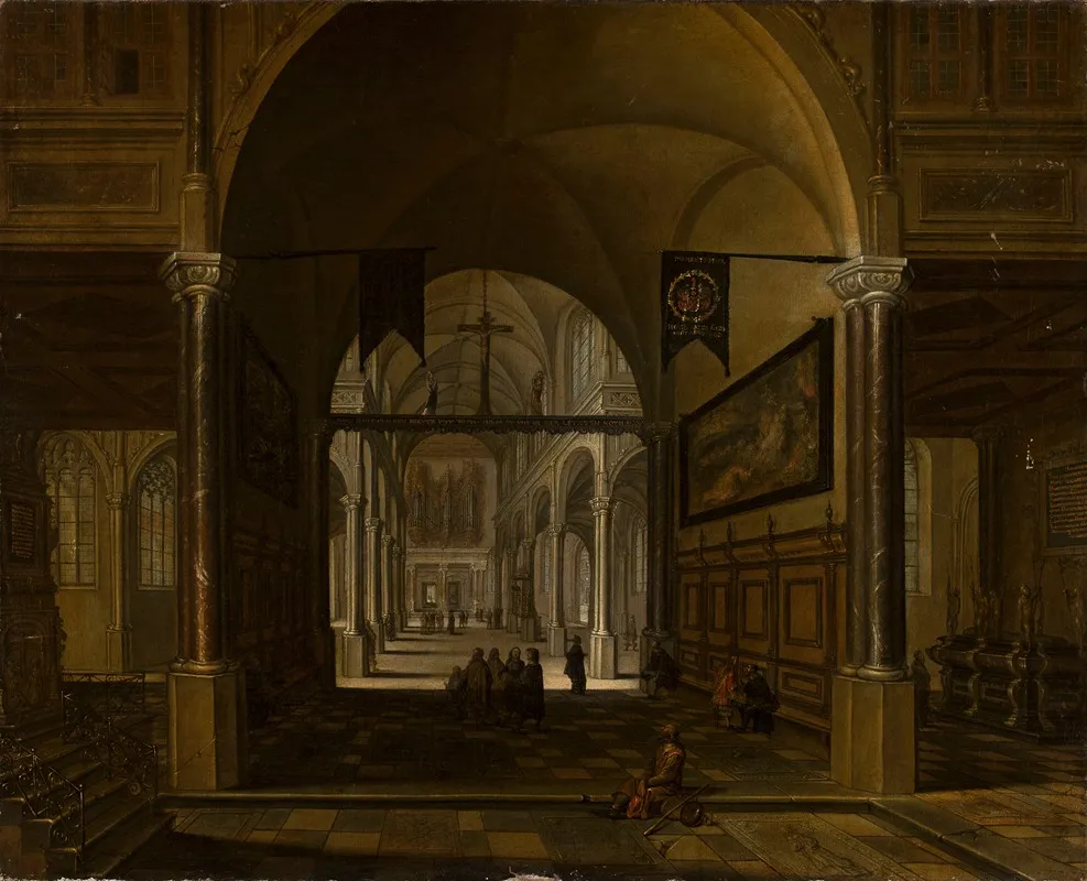 Church Interior 11 Wall Art by Anton Günther Gheringh - High-Resolution Digital Print