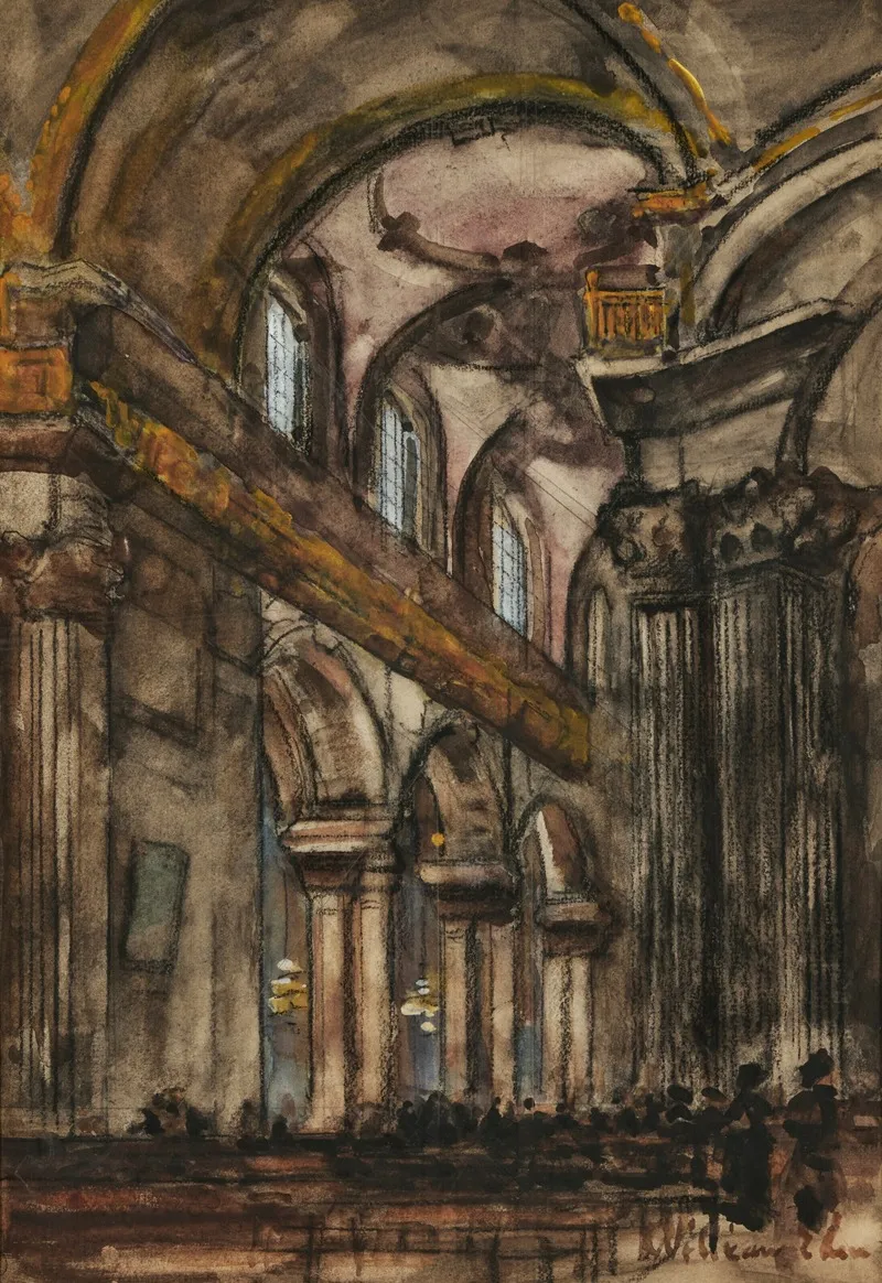 Church Interior 19 Wall Art by Sir William Eden - High-Resolution Digital Print