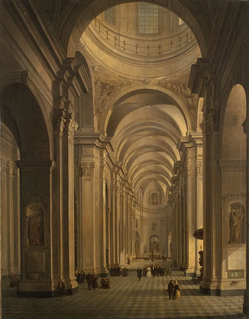 Church Interior 27 Wall Art by Pierre François Van Belle - High-Resolution Digital Print