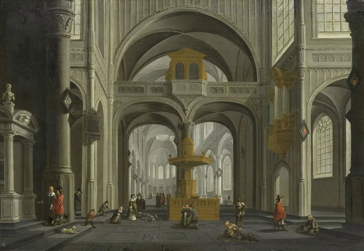 Church Interior 6 Wall Art by Daniël de Blieck - High-Resolution Digital Print