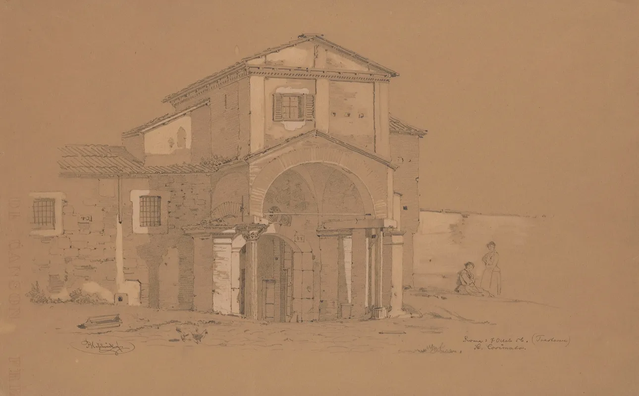 Church Of St Cosmas In Trastevere In Rome