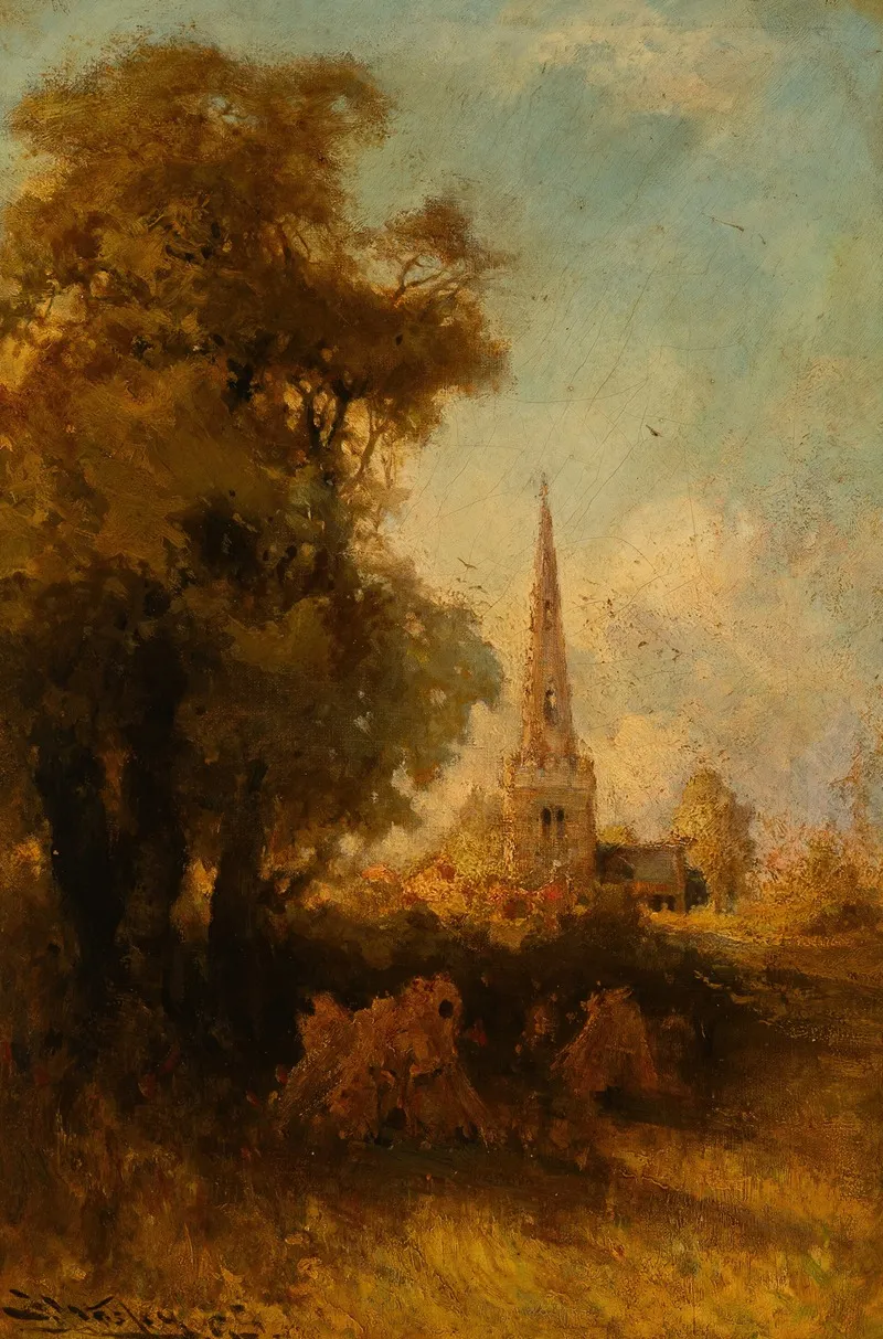 Church Of St John The Baptist Kingsthorpe Northumberland Wall Art by Frank Wasley - High-Resolution Digital Print