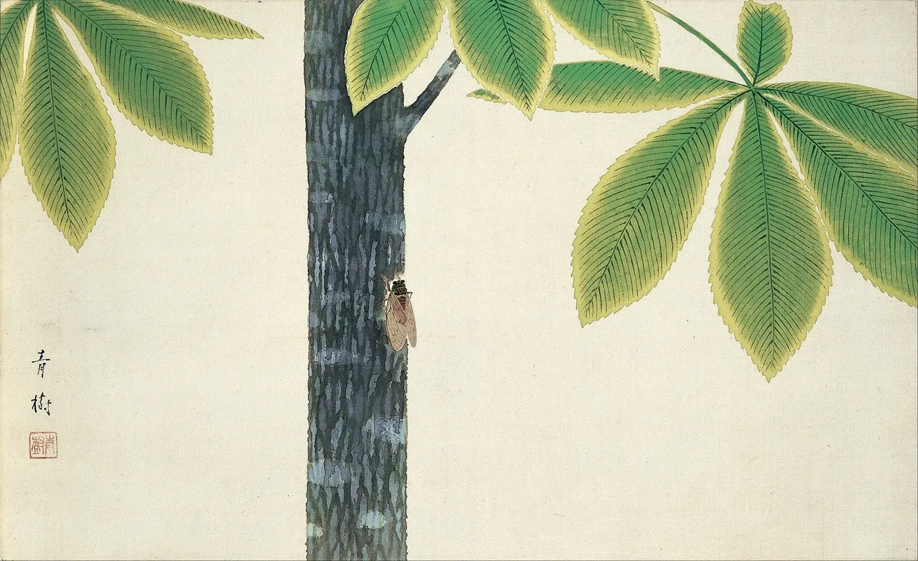 Cicada 2 Wall Art by Omoda Seiju - High-Resolution Digital Print