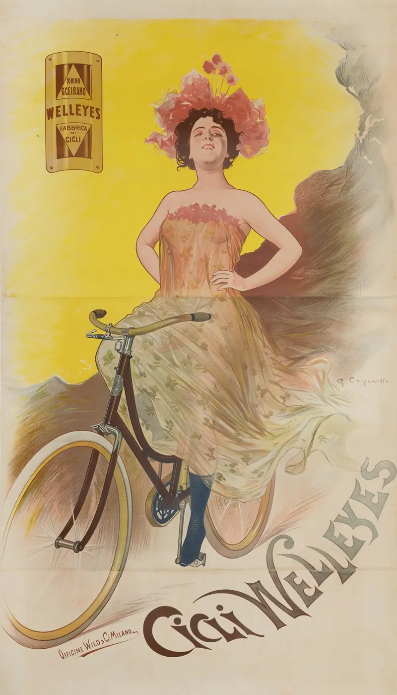 Cicli Welleyes Wall Art by Giovanni Battista Carpanetto - High-Resolution Digital Print