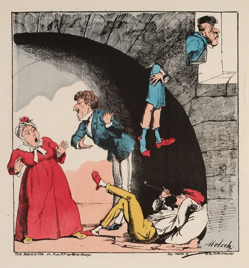 Ciel Mon Mari Wall Art by Moloch (Alphonse Hector Colomb) - High-Resolution Digital Print