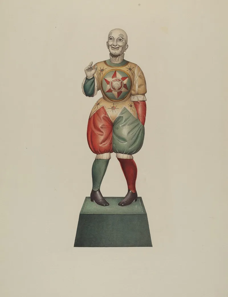 Cigar Store Figure Clown