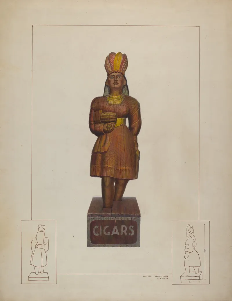 Cigar Store Indian 77