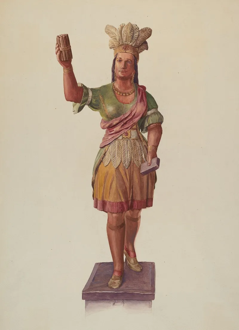 Cigar Store Pocahontas 2