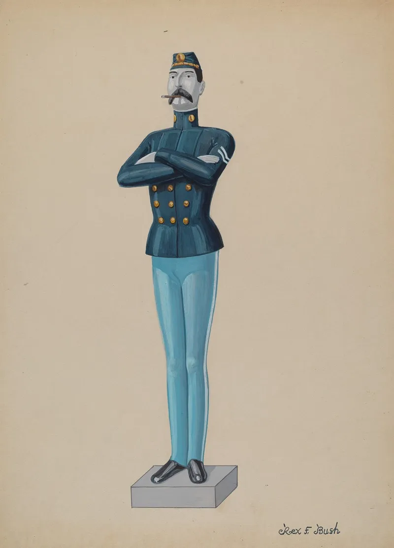 Cigar Store Soldier 2