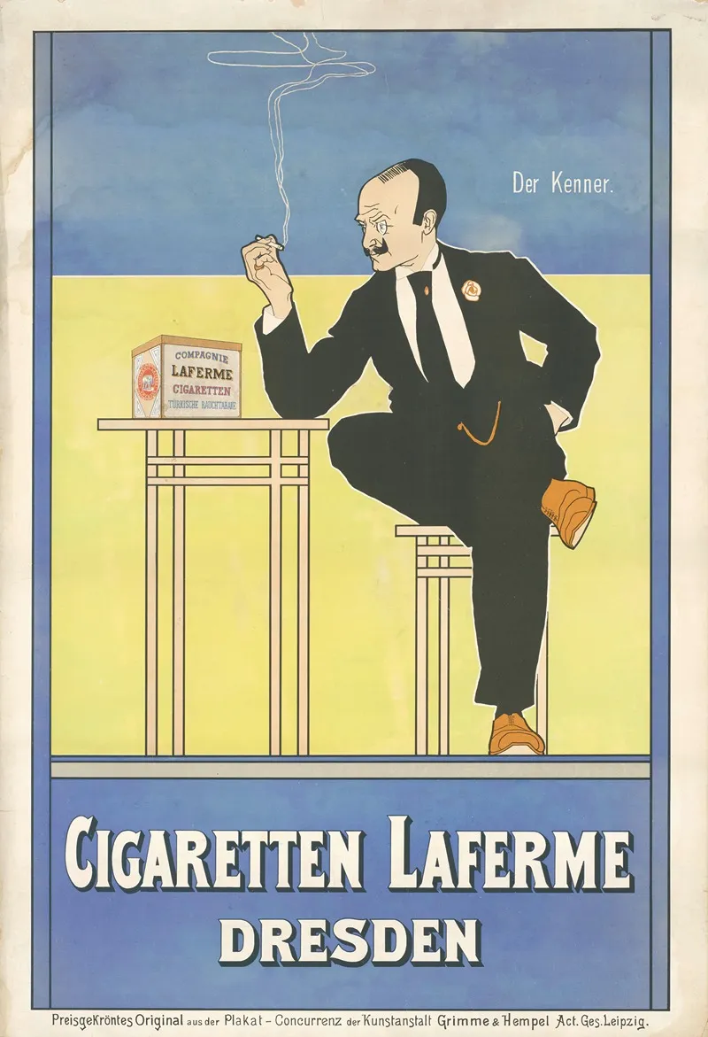 Cigaretten Laferme 2 Wall Art by Fritz Rehm - High-Resolution Digital Print