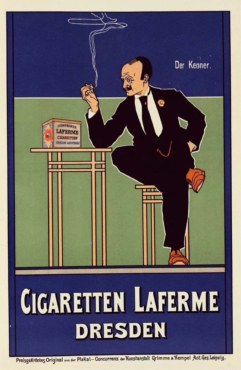 Cigarettes Laferme Wall Art by Fritz Rehm - High-Resolution Digital Print