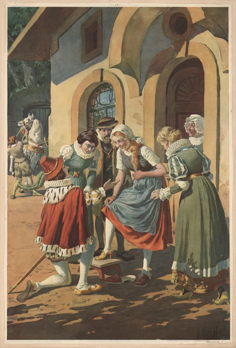 Cinderella No 4 Wall Art by Otto Kubel - High-Resolution Digital Print