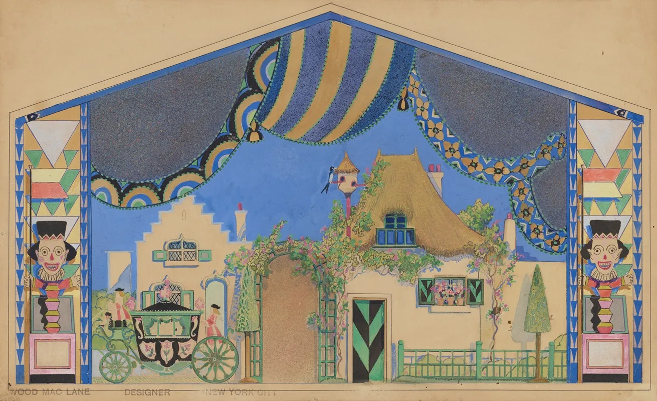 Cinderella Stage Rendering Wall Art by Wood MacLane - High-Resolution Digital Print