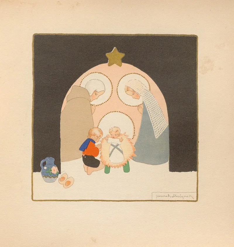 Cinq Contes De Noel Pl 3 Wall Art by Jeanne Hebbelynck - High-Resolution Digital Print