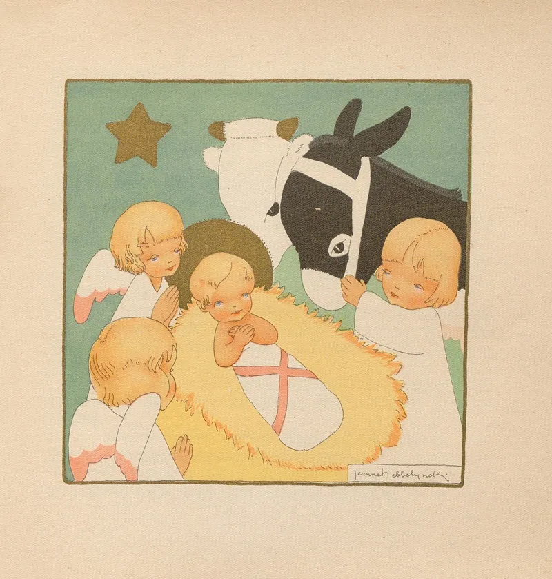 Cinq Contes De Noel Pl 5 Wall Art by Jeanne Hebbelynck - High-Resolution Digital Print