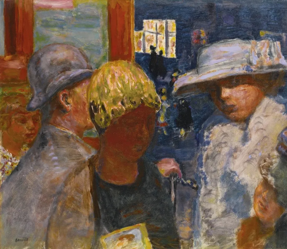 Cinq Personnages Wall Art by Pierre Bonnard - High-Resolution Digital Print
