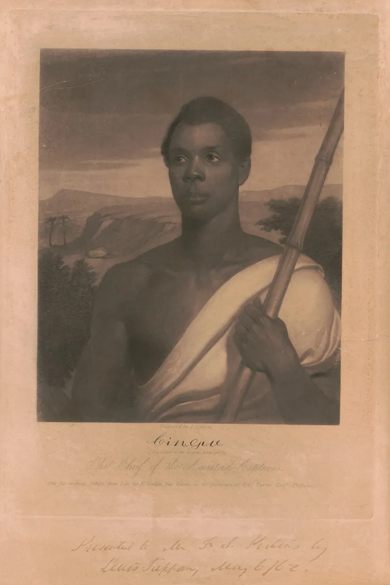 Cinque The Chief Of The Amistad Captives