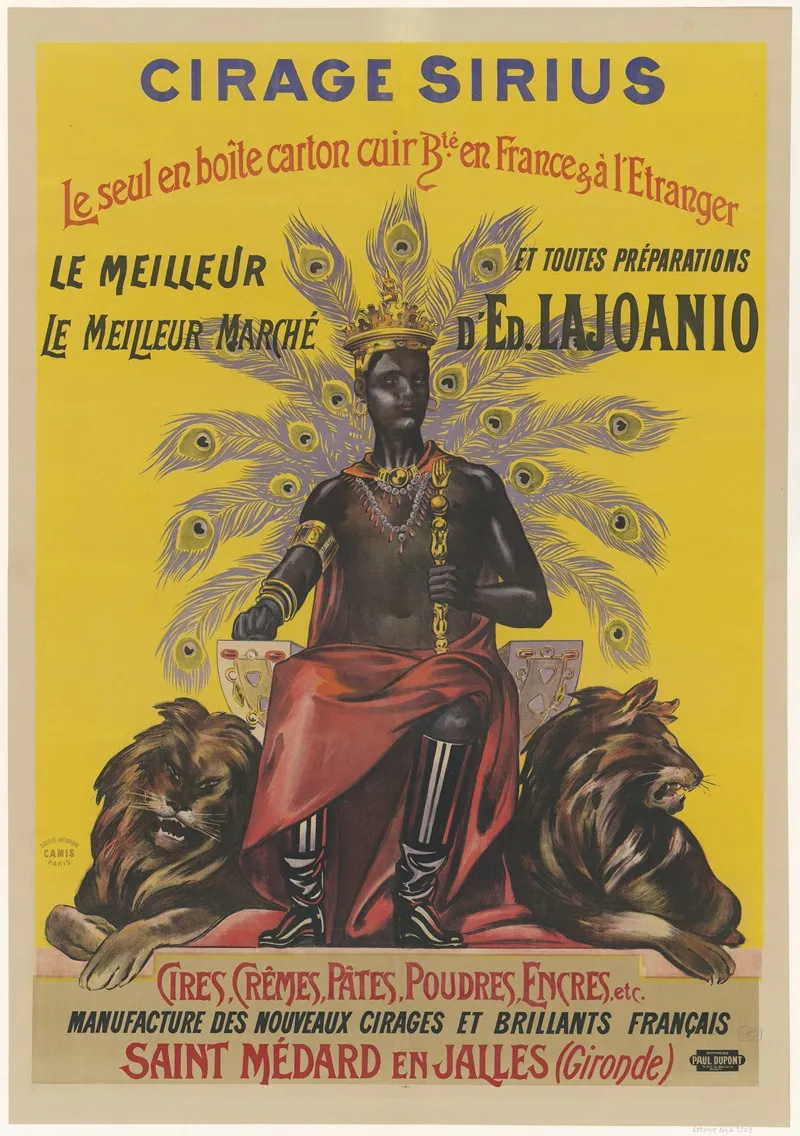 Cirage Sirius Le Seul En Boite Carton Cuir Cires Cremes Pates Poudres Encres Etc Wall Art by Imp. Paul Dupont - High-Resolution Digital Print