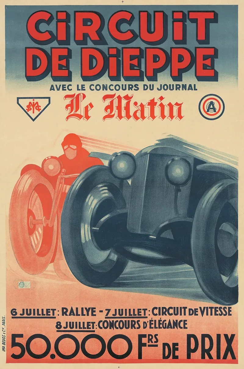 Circuit De Dieppe Wall Art by Anonymous - High-Resolution Digital Print