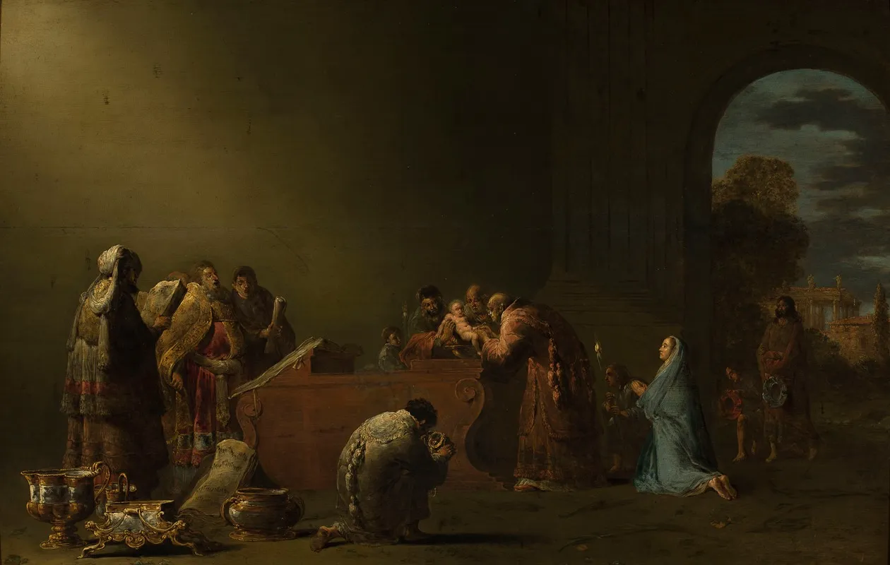 Circumcision Of Christ 2 Wall Art by Leonaert Bramer - High-Resolution Digital Print