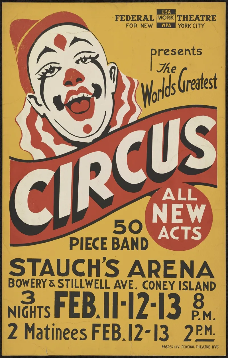 Circus 11 Wall Art by Anonymous - High-Resolution Digital Print