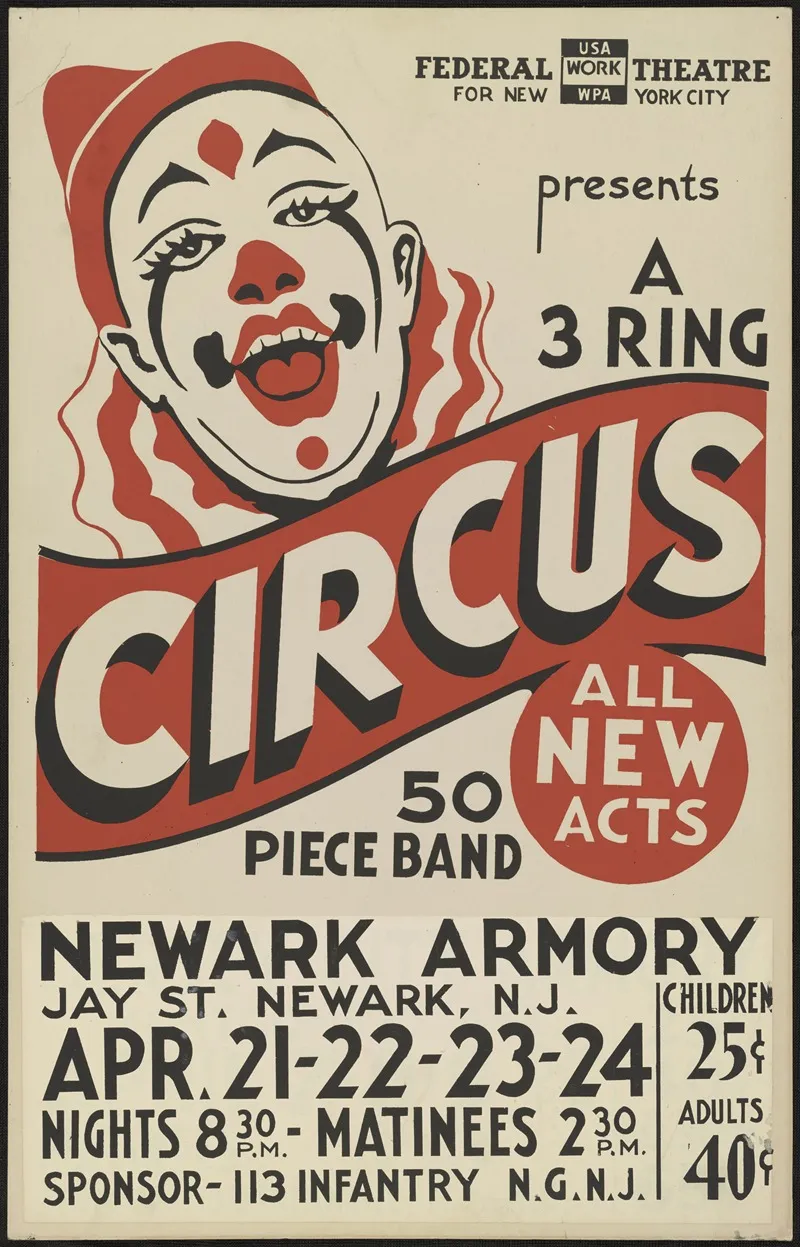 Circus 8 Wall Art by Anonymous - High-Resolution Digital Print